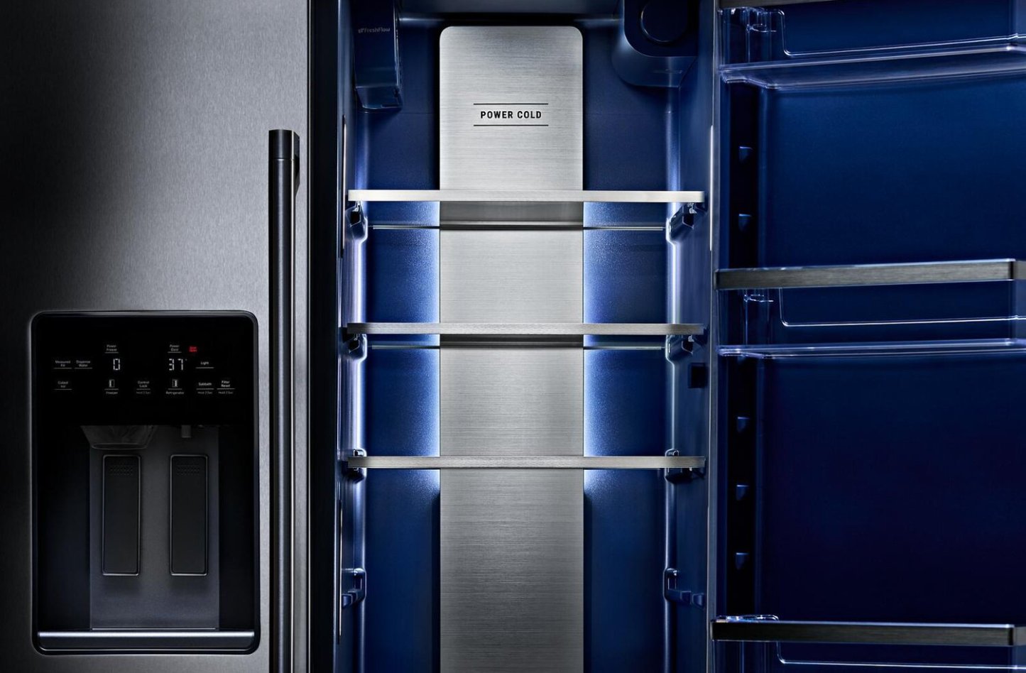 Réfrigérateur Maytag de 36 po et de 28,7 pi³ à compartiments juxtaposés - acier inoxydable résistant aux traces de doigts - MRSF6636RZ | Maytag 36 28,7 Cu. Fort. Réfrigérateur côte à côte - Acier inoxydable résistant aux empreintes digitales - MRSF6636RZ