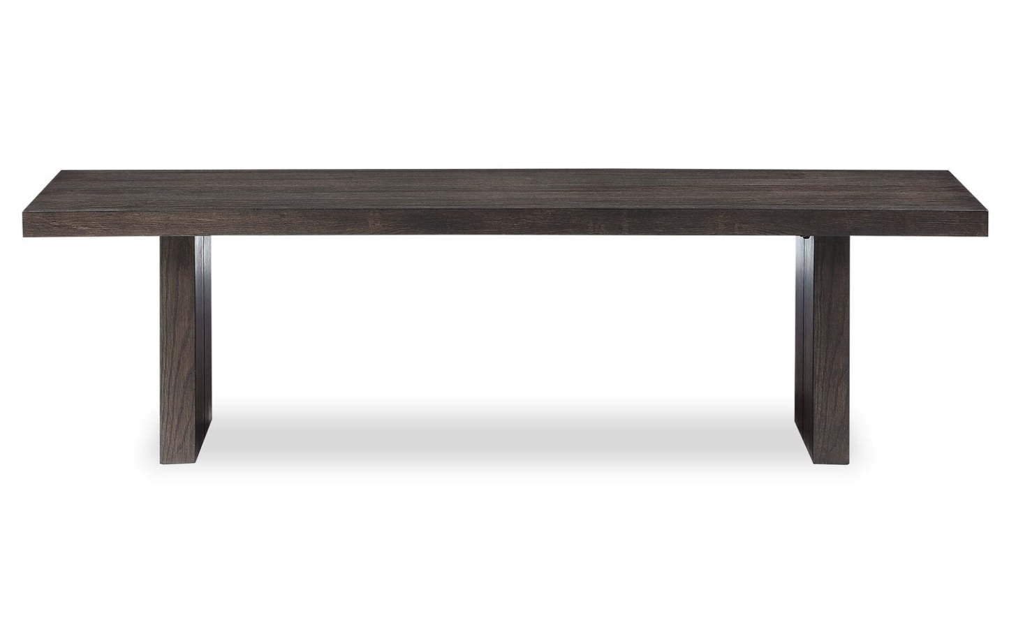 Table de salle à manger Zelda avec piètement piédestal, 78-96 po - Brun expresso | Table de salle à manger Zelda avec socle, 78-96 W - Marron expresso