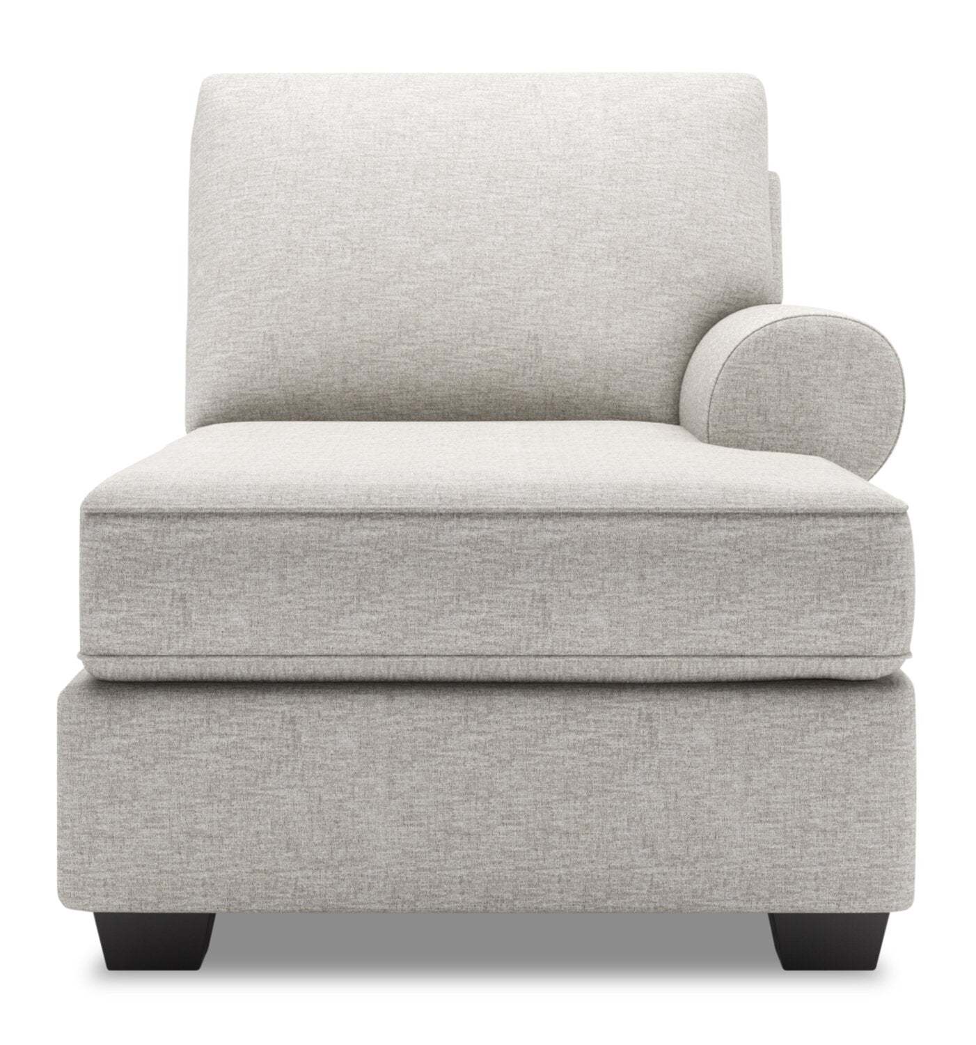 Sofa Lab Roll RAF Chaise - Luxe Argent | Fauteuil long de gauche Roll de la collection Sofa Lab - Luxe Argent | RO282793