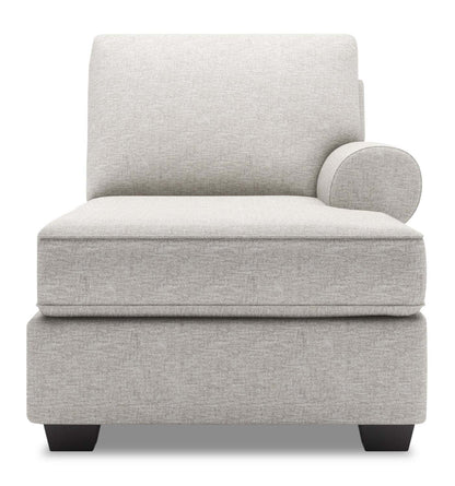 Sofa Lab Roll RAF Chaise - Luxe Argent | Fauteuil long de gauche Roll de la collection Sofa Lab - Luxe Argent | RO282793