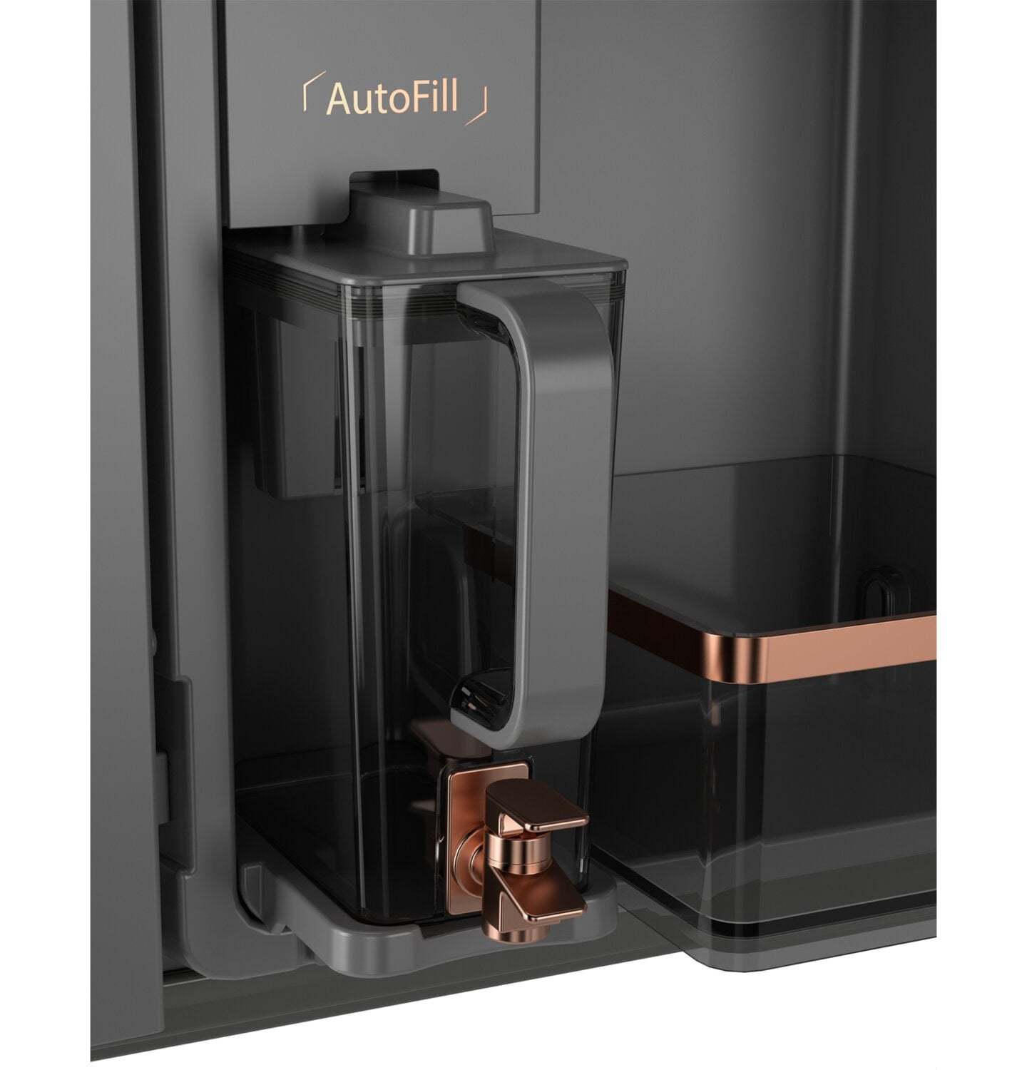 Réfrigérateur intelligent Café 36" 23,2 pi3 à profondeur de comptoir 4 portes françaises - Acier inoxydable - CJE23DP2WS1 | Réfrigérateur 4 portes Café de 23,2 pi3 et de 36 po de profondeur comptoir à portes françaises - acier inoxydable - CJE23DP2WS1