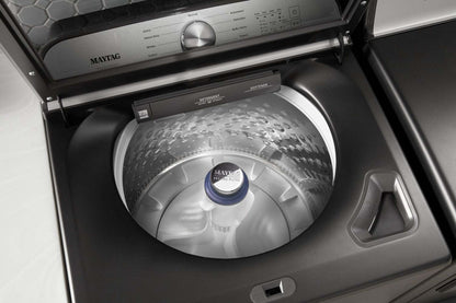 Maytag 5,4 Cu. Fort. Laveuse à chargement par le haut Pet Pro - Noir volcan - MVW6500MBK | Laveuse Maytag à chargement par le haut Pet Pro de 5,4 pi³ - noir volcan - MVW6500MBK