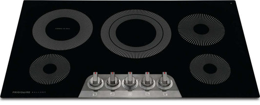 Frigidaire Gallery 36 Table de cuisson électrique à 5 éléments - Acier inoxydable noir - GCCE3670AD | Surface de cuisson électrique Frigidaire Gallery de 36 po à 5 éléments - acier inoxydable noir - GCC…