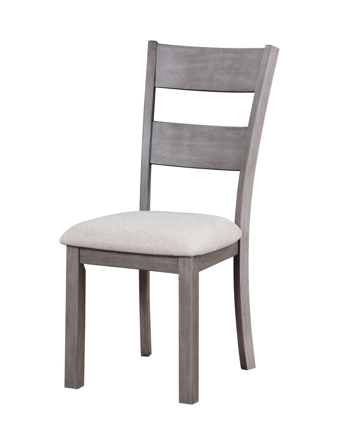 Krew Ensemble de salle à manger 7 pièces avec table et 6 chaises, mélamine, 60 W - Gris | Ensemble de salle à manger Krew 7 pièces en mélamine avec table de 60 po (L) et 6 chaises - gris