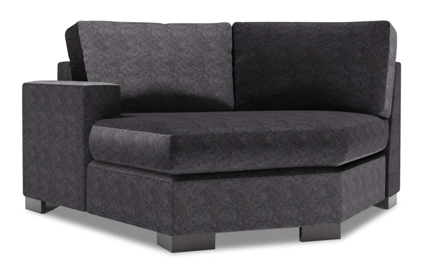 Sofa Lab Track LAF Cuddler - Luxury Charcoal | Fauteuil Cuddler de gauche Track de la collection Sofa Lab - Luxury Charcoal | TR872993