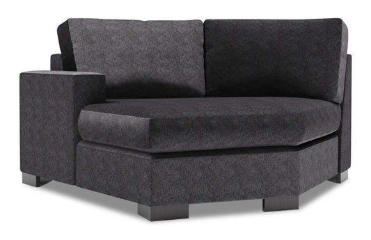 Sofa Lab Track LAF Cuddler - Luxury Charcoal | Fauteuil Cuddler de gauche Track de la collection Sofa Lab - Luxury Charcoal | TR872993