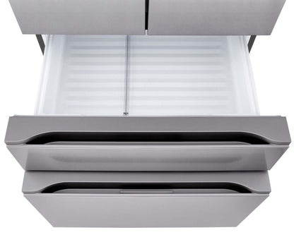 LG 36 30 Cu. Fort. Réfrigérateur à portes françaises - Acier inoxydable anti-taches - LF30S8210S | Réfrigérateur LG de 30 pi³ et de 36 po à portes françaises - acier inoxydable résistant aux traces - LF30S…