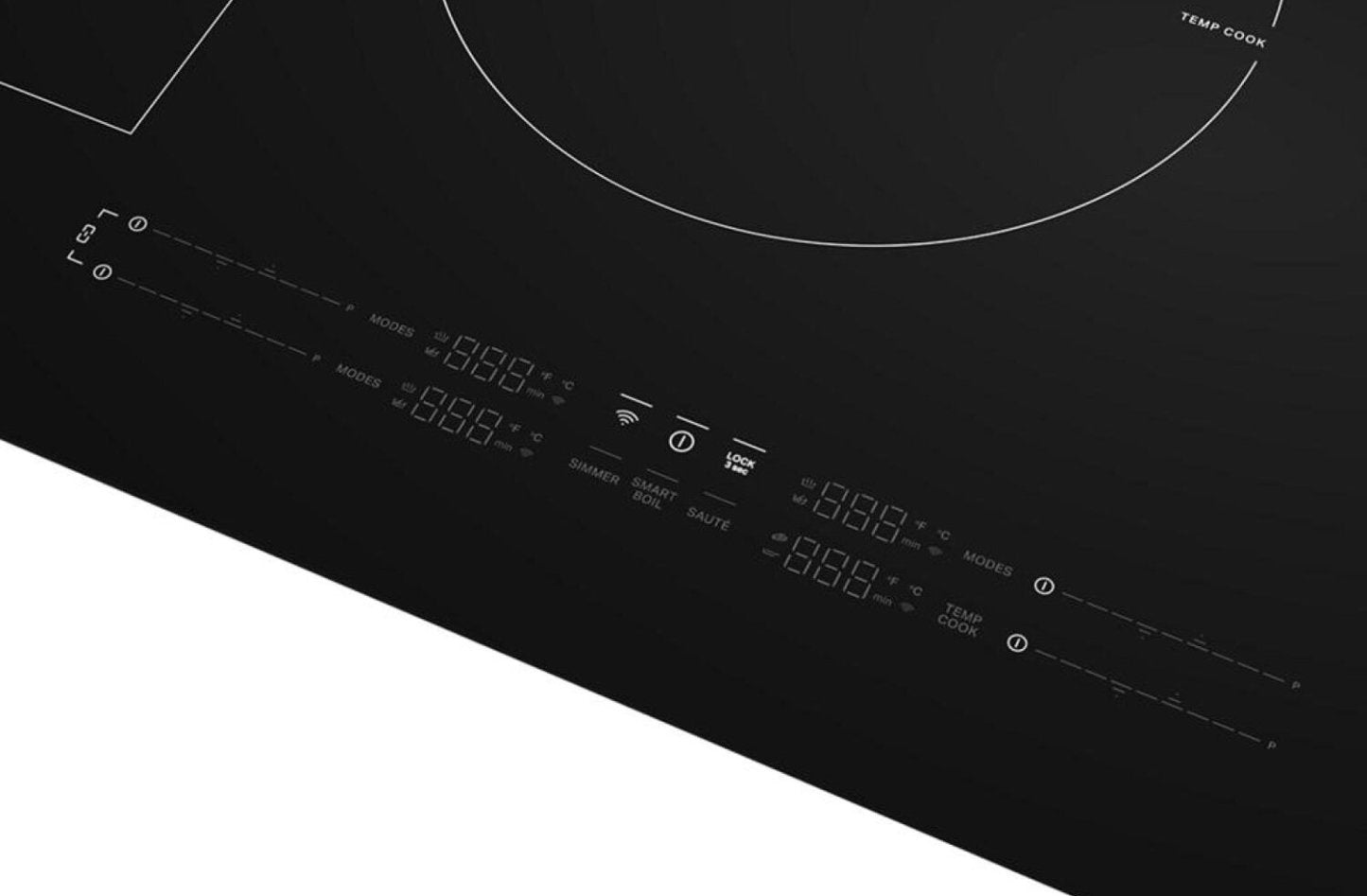 Whirlpool 30 4-Element Induction Cooktop - Black - WCIT7530SB | Table de cuisson à induction Whirlpool de 30 po à 4 éléments - noire - WCIT7530SB