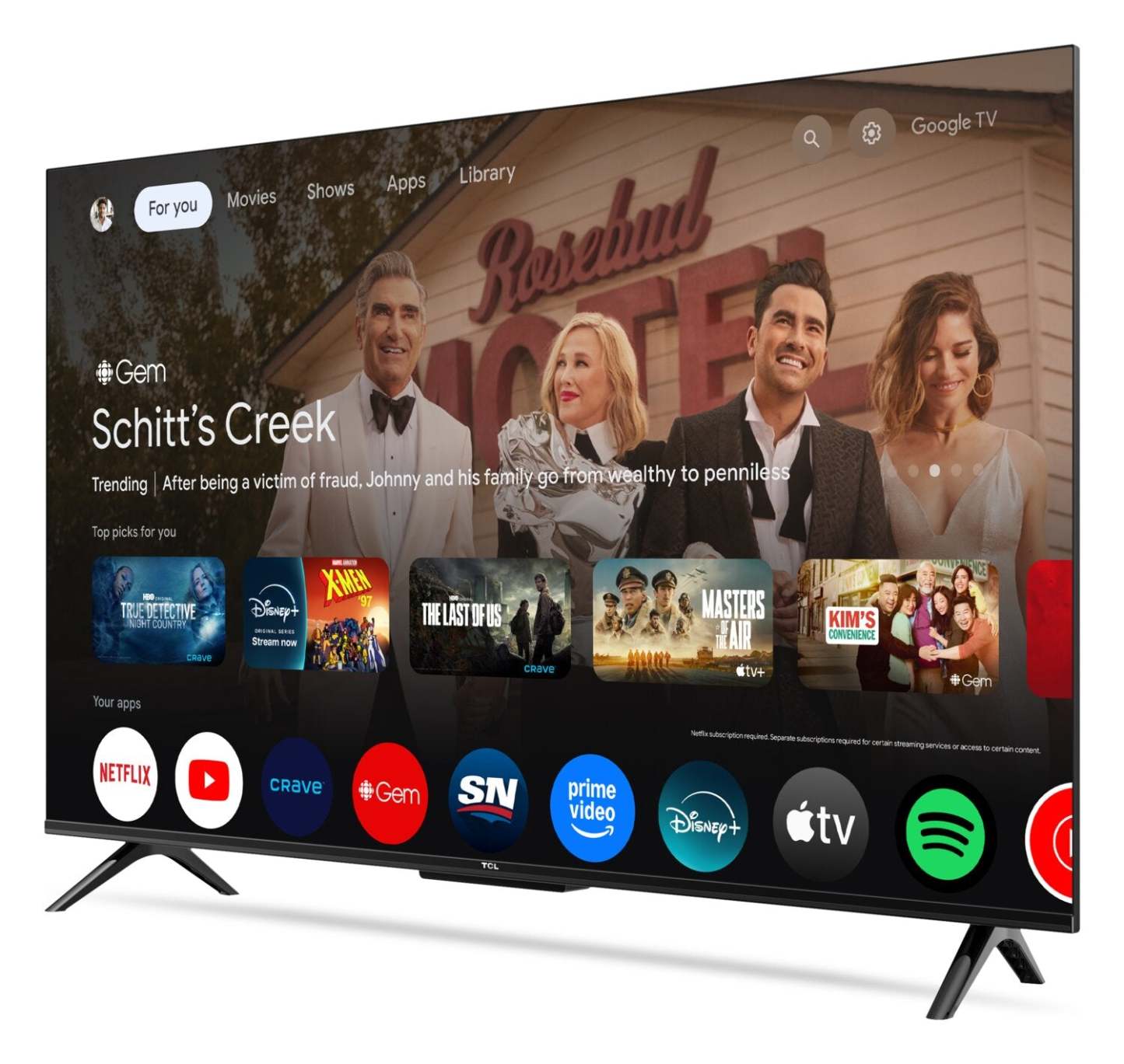 TCL 43 S45K 4K UHD Google Smart TV | Téléviseur intelligent TCL S45K UHD 4K de 43 po avec Google TVMC