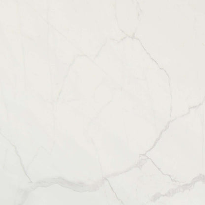 Ensemble de salle à manger Vérone 5 pièces avec table de 70 po (L), dessus en marbre synthétique, base à tréteaux et 4 chaises - blanc