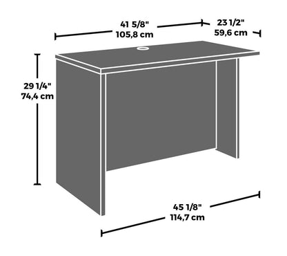 Affirm 45.15 Commercial Grade Office Desk Return - Classic Cherry|Retour pour bureau Affirm de 45,15 po de qualité commerciale - cerisier classique