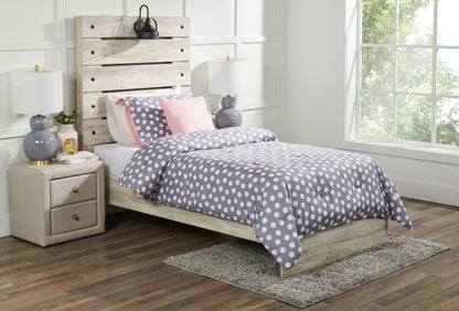 Portia 3-Piece Twin Comforter Set - Grey | Ensemble d'édredon Portia 3 pièces pour lit simple - gris