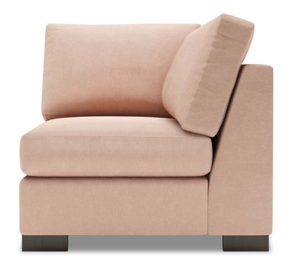 Sofa Lab Track Square Wedge - Pax Rose | Fauteuil carré en coin Track de la collection Sofa Lab - Pax Rose | TR883249