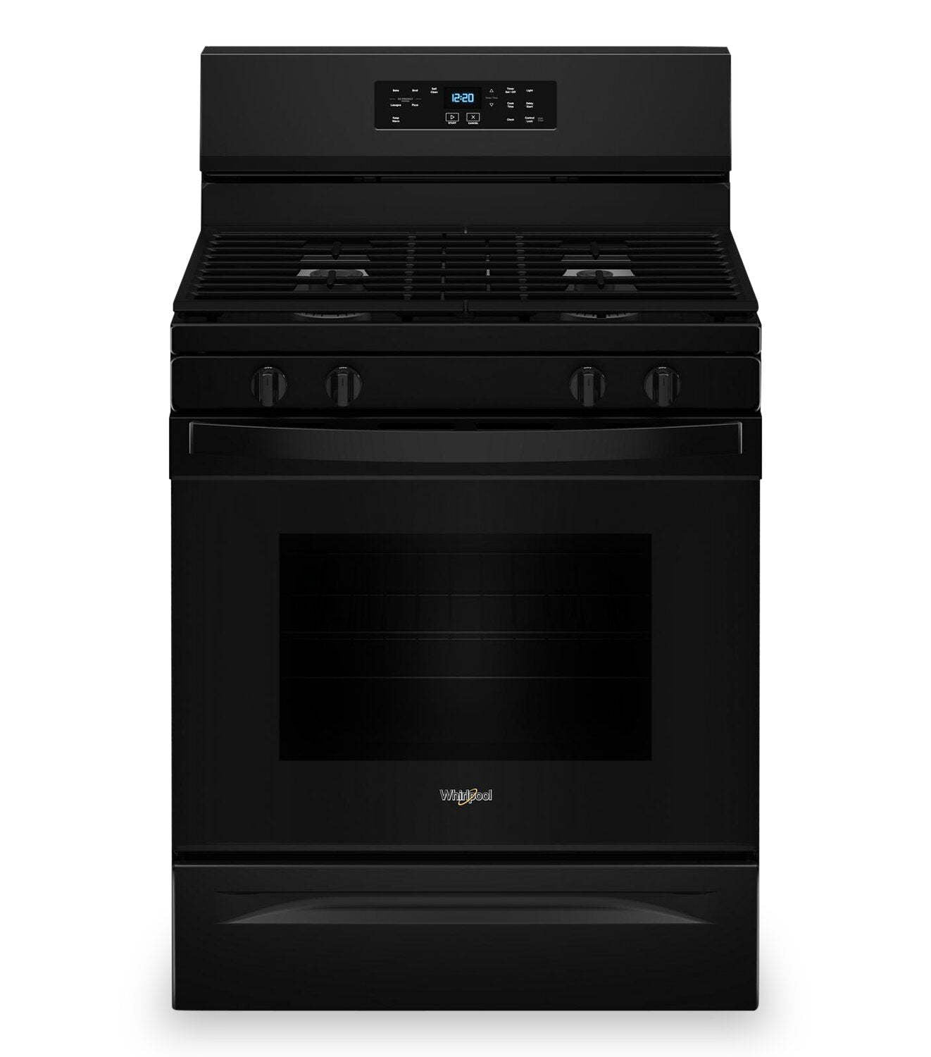 Cuisinière à gaz Whirlpool de 30 po et de 5,3 pi³ avec brûleur SpeedHeatMC - WFGS3530RB | Cuisinière à gaz Whirlpool de 5,3 pi³ et de 30 po avec brûleur SpeedHeatMC - WFGS3530RB | WFGS353B
