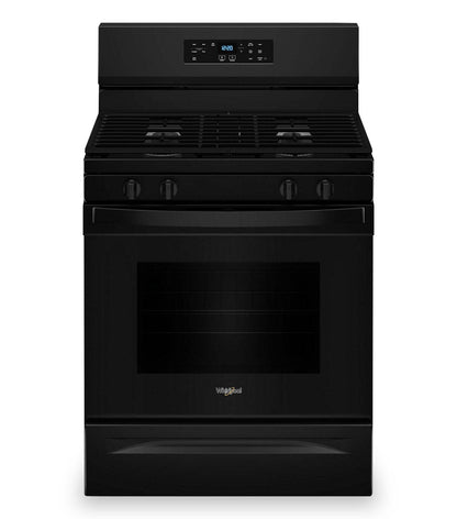 Cuisinière à gaz Whirlpool de 30 po et de 5,3 pi³ avec brûleur SpeedHeatMC - WFGS3530RB | Cuisinière à gaz Whirlpool de 5,3 pi³ et de 30 po avec brûleur SpeedHeatMC - WFGS3530RB | WFGS353B