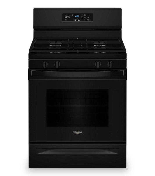 Cuisinière à gaz Whirlpool de 30 po et de 5,3 pi³ avec brûleur SpeedHeatMC - WFGS3530RB | Cuisinière à gaz Whirlpool de 5,3 pi³ et de 30 po avec brûleur SpeedHeatMC - WFGS3530RB | WFGS353B