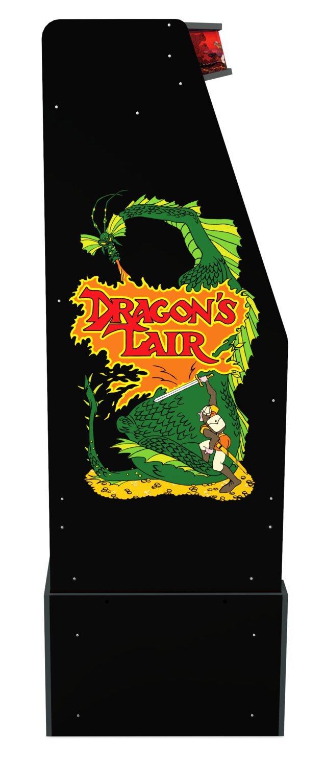 Arcade1Up Dragon's Lair® Arcade Cabinet avec Riser | Borne d'arcade Dragon's LairMD de Arcade1Up avec plateforme | DRAGONLR