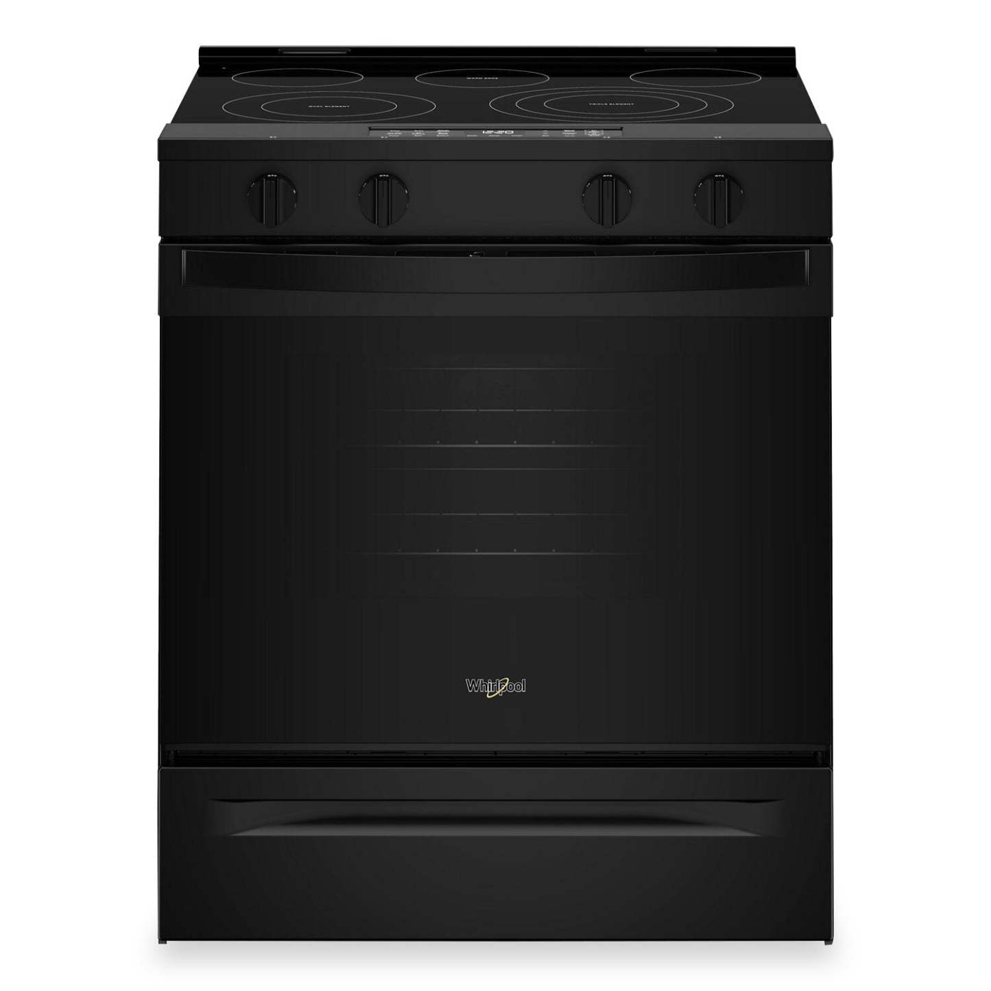 Cuisinière électrique Whirlpool de 30 po et de 5,3 pi³ avec cuisson à air - noire - YWSES5030SB