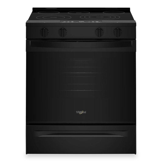 Cuisinière électrique Whirlpool de 30 po et de 5,3 pi³ avec cuisson à air - noire - YWSES5030SB