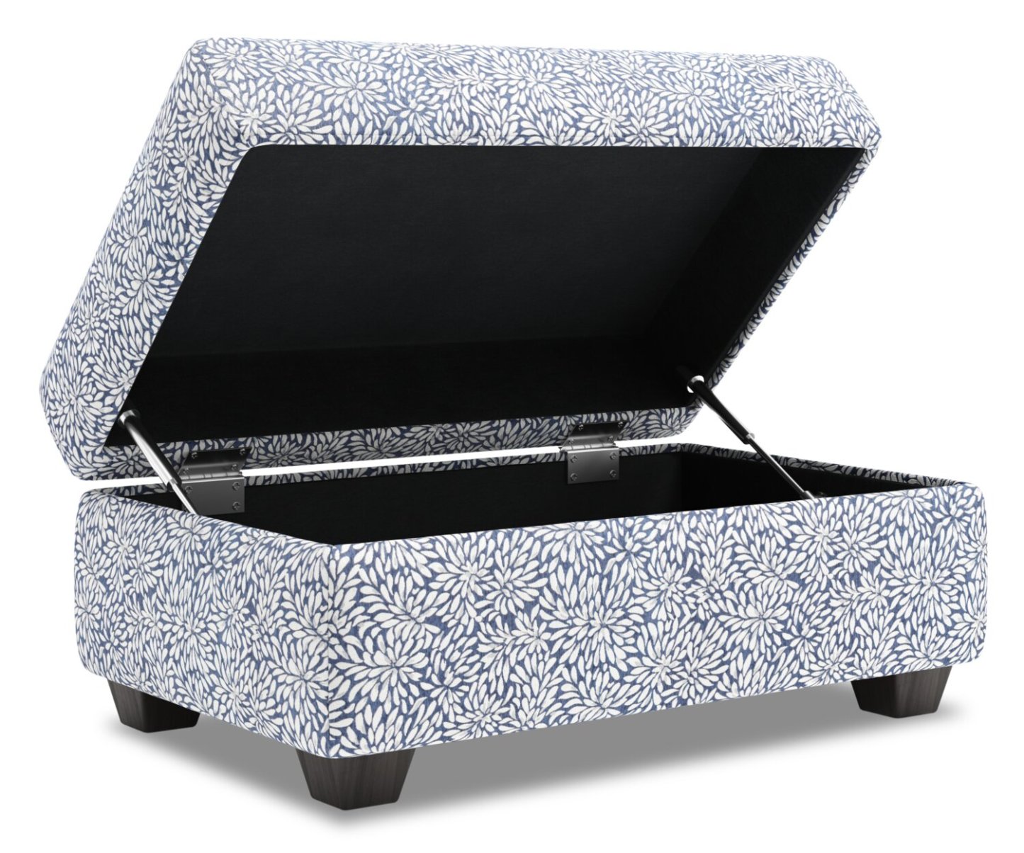 Fabriqué au Canada Pouf de rangement personnalisable The Trunk 39 en tissu - Cadet multicolore | Pouf de rangement The Trunk de Sofa Lab de 39 po fabriqué au Canada en tissu - Cadet multicolore | TRUN1145