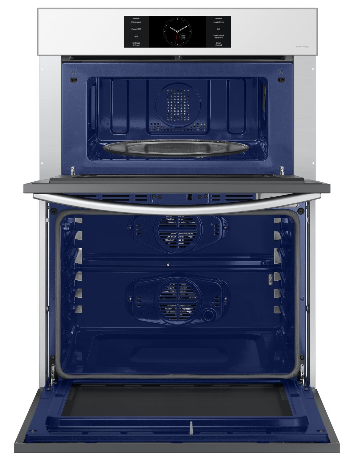 Four à micro-ondes combiné avec quatre mural électrique Samsung de 30 po et de 7 pi³ - Blanc - …