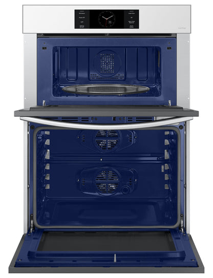 Four à micro-ondes combiné avec quatre mural électrique Samsung de 30 po et de 7 pi³ - Blanc - …