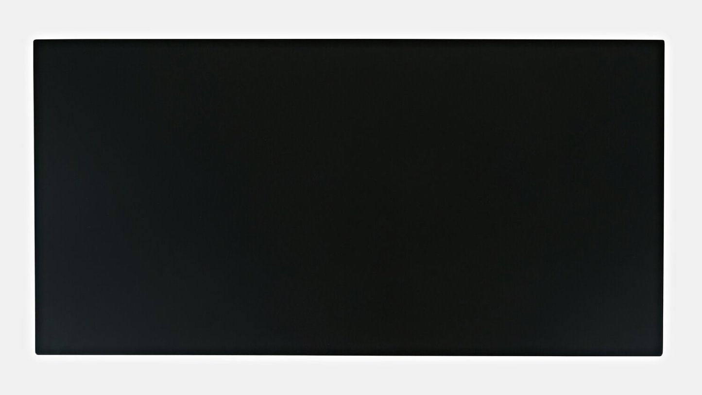 Twyla 33 Armoire d'appoint en bois massif avec portes cintrées - Noir|Armoire décorative Twyla en bois massif avec portes arquées - noire