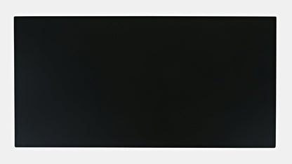 Twyla 33 Armoire d'appoint en bois massif avec portes cintrées - Noir|Armoire décorative Twyla en bois massif avec portes arquées - noire