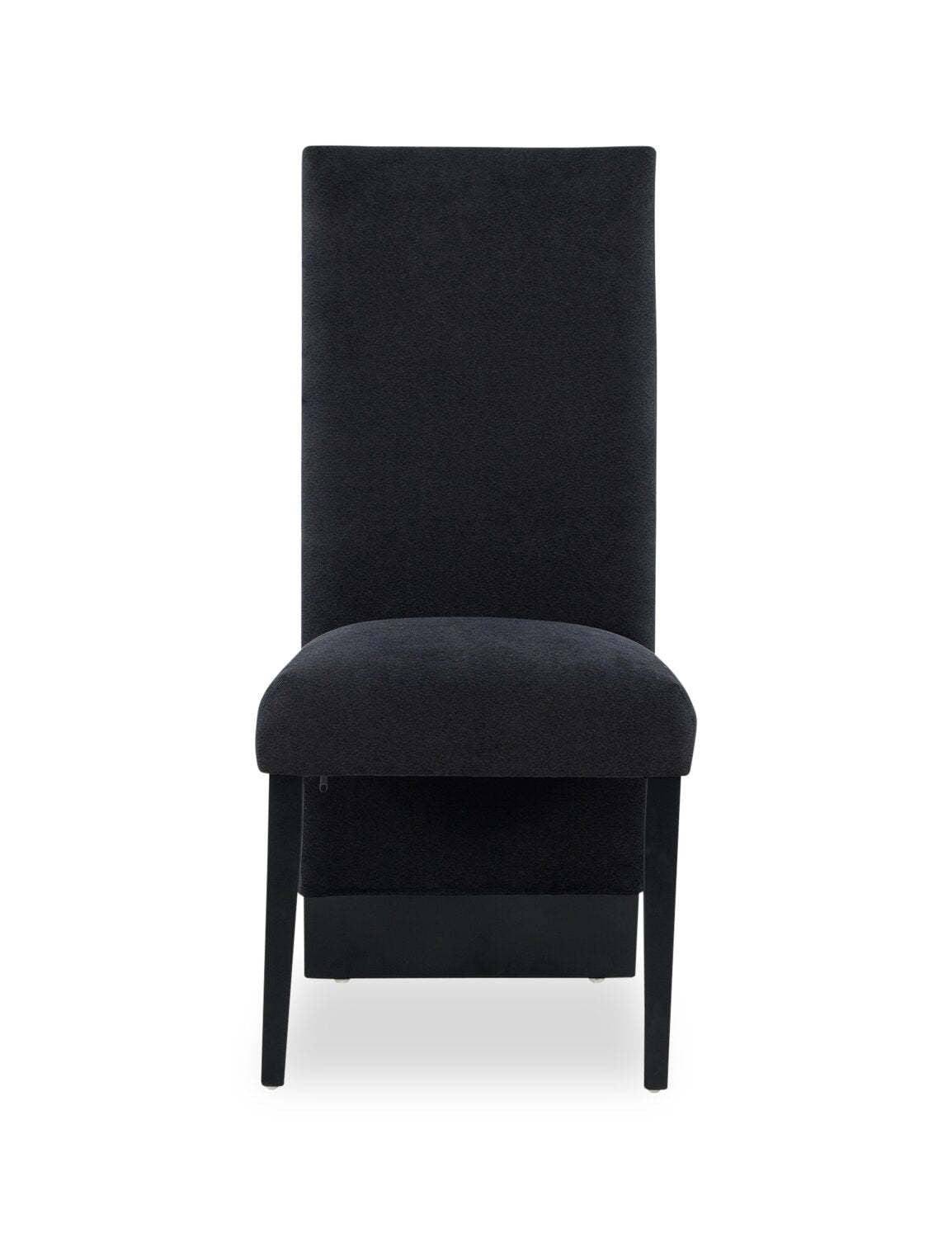 Ensemble de salle à manger Vega 7 pièces avec table de 82 po (L), imitation de marbre, piètement piédestal et 6 chaises - noir et blanc