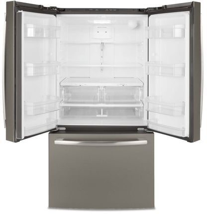 Réfrigérateur GE de 36 po et de 27 pi³ à portes françaises - ardoise - GNE27JMMES | GE 36 27 Cu. Fort. Réfrigérateur à portes françaises - Ardoise - GNE27JMMES