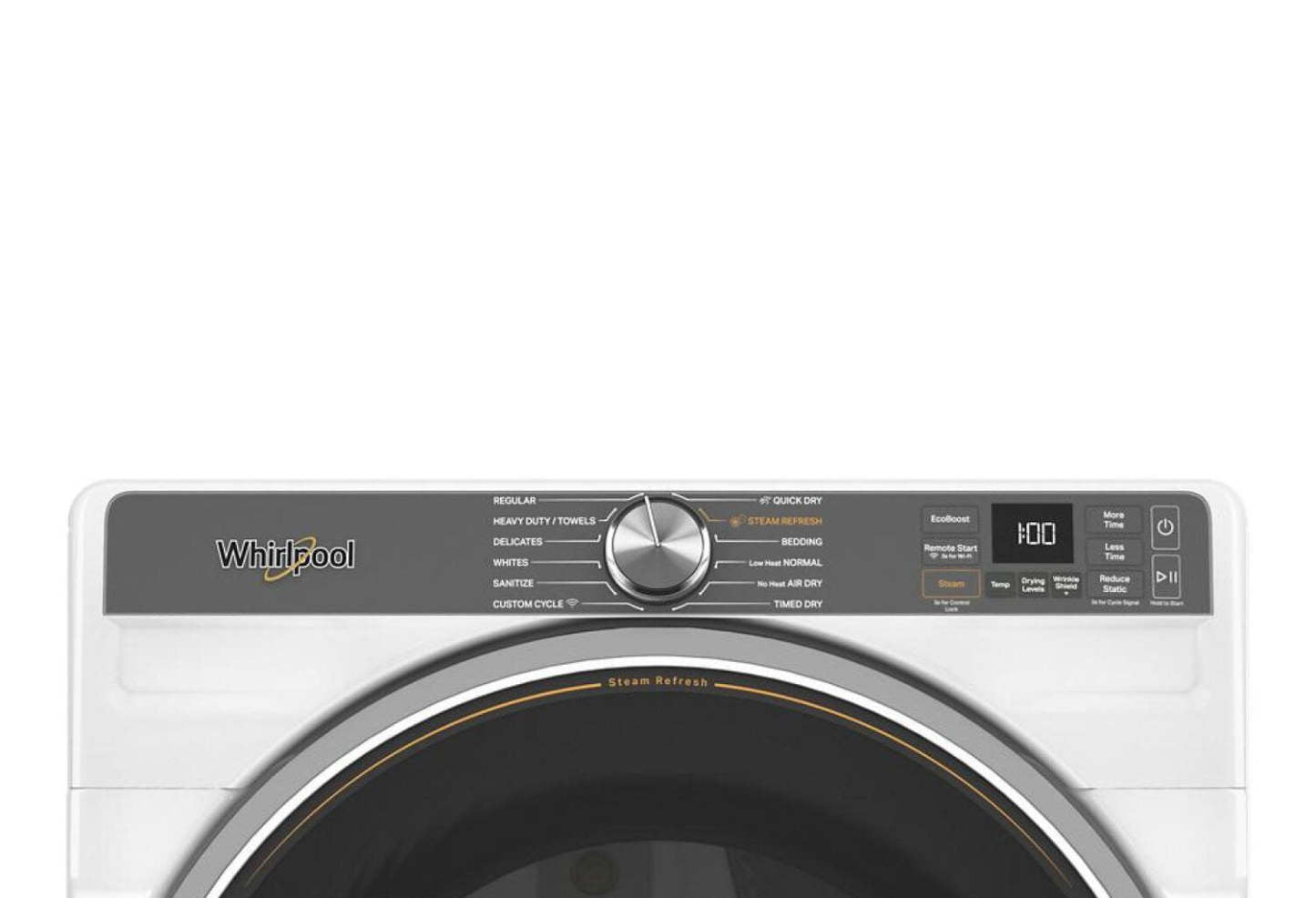 Whirlpool 7,4 pi³ Sécheuse électrique intelligente avec vapeur - YWED6720RW | Sécheuse électrique intelligente Whirlpool de 7,4 pi³ avec vapeur - YWED6720RW | YWED672W
