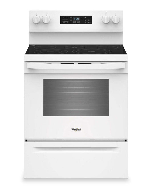 Cuisinière électrique Whirlpool de 5,3 pi3 avec cuisson à air – blanche - YWFES5730SW