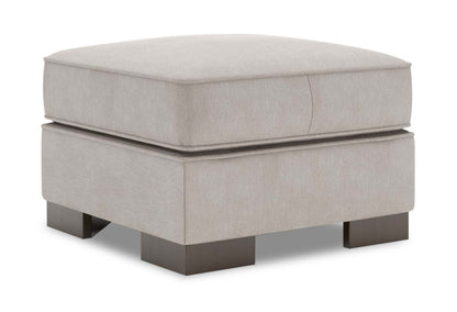 Fabriqué au Canada Canapé personnalisable Lab Track 24 en tissu d'apparence lin - Pax gris ardoise | Pouf Track de Sofa Lab de 24 po fabriqué au Canada en tissu d'apparence lin - gris Pax Slate | TR803049