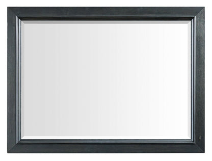 Casa Bedroom Dresser Mirror, Attachable, Wall Hanging, Wood - Black | Miroir de commode de chambre à coucher Casa en bois à fixer au meuble ou à suspendre au mur - noir