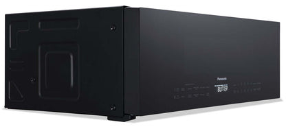 Panasonic 1,2 Cu. Fort. Micro-ondes à grande portée avec un design discret et un ventilateur d'extraction puissant - Sm… | Micro-ondes à hotte intégrée Panasonic de 1,2 pi³ à profil bas et puissant ventilateur d'évacuation …