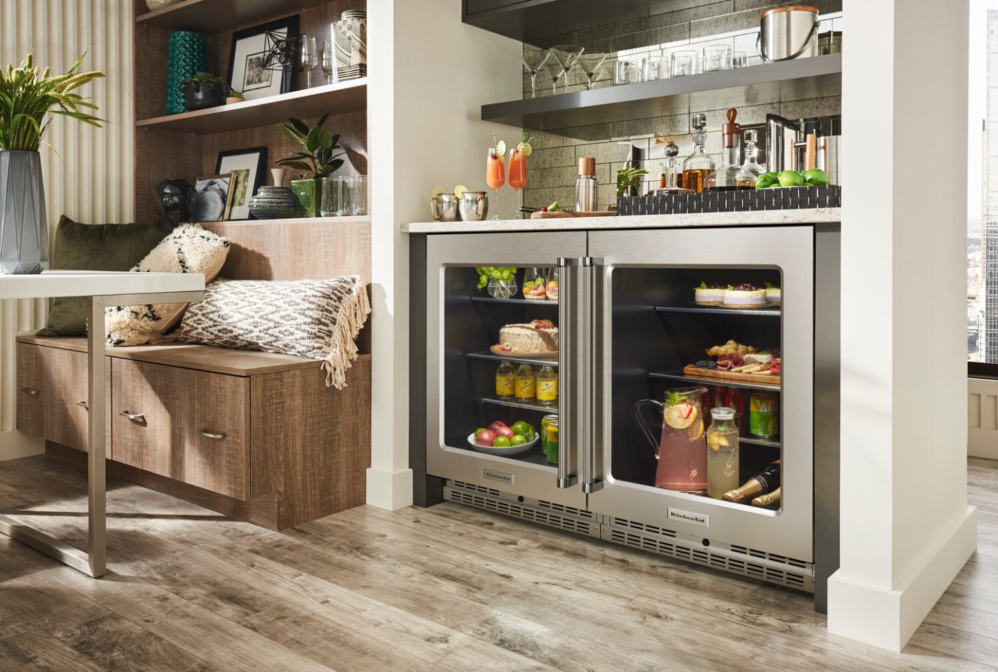 Réfrigérateur KitchenAid de 24 po et de 5,2 pi³ sous le comptoir - acier inoxydable - KURR314KSS | KitchenAid 24 5.2 Cu. Ft. Undercounter Refrigerator - Stainless Steel - KURR314KSS