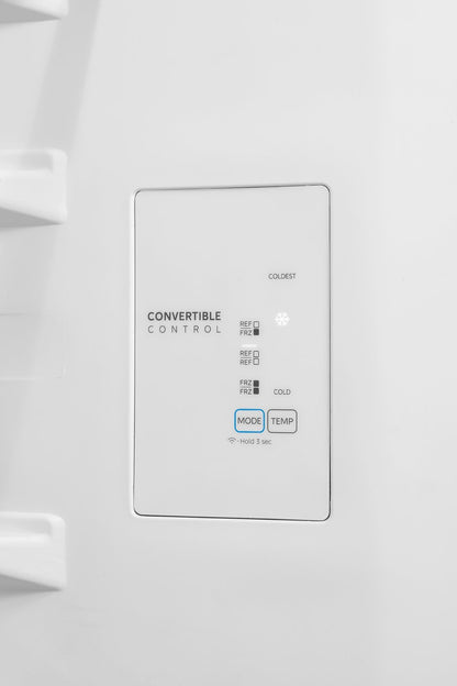 Midea 20 pi3 3 en 1 réfrigérateur-congélateur convertible - blanc - MRU21C7BWW  | Appareil vertical 3 en 1 Midea de 20 pi3 convertible en réfrigérateur ou congélateur - blanc - MRU21C7BWW  | MRU21CWW