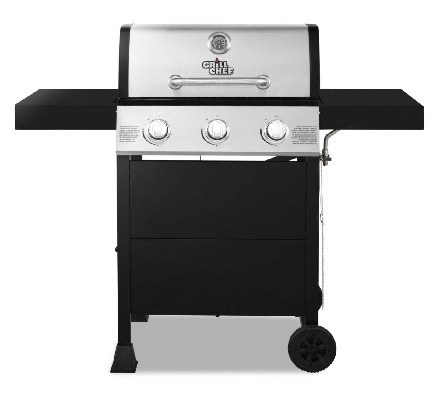 Barbecue au gaz propane Grill Chef de 36 000 BTU - GCB371SNP | Barbecue à gaz propane Grill Chef de 36 000 BTU - GCB371SNP | GCB371SN