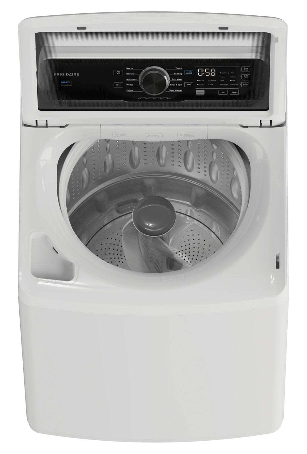 Frigidaire 5.1 Cu. Ft. Top-Load Washer - White - FLVW7523BW | Laveuse Frigidaire à chargement par le haut de 5,1 pi³ - blanche - FLVW7523BW