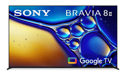 SONY 55 Bravia 8 II QD-OLED 4K UHD Smart Google TV (K-55XR80M2) – Modèle 2025 | Téléviseur intelligent QD-DELO SONY Bravia 8 II UHD 4K de 55 po avec Google TVMC (K-55XR80M2) - modèle 2025