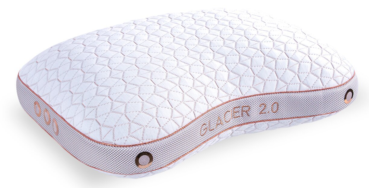 OREILLER Glacier Cuddle Curve 2.0 de BedgearMD – dormeurs sur le dos