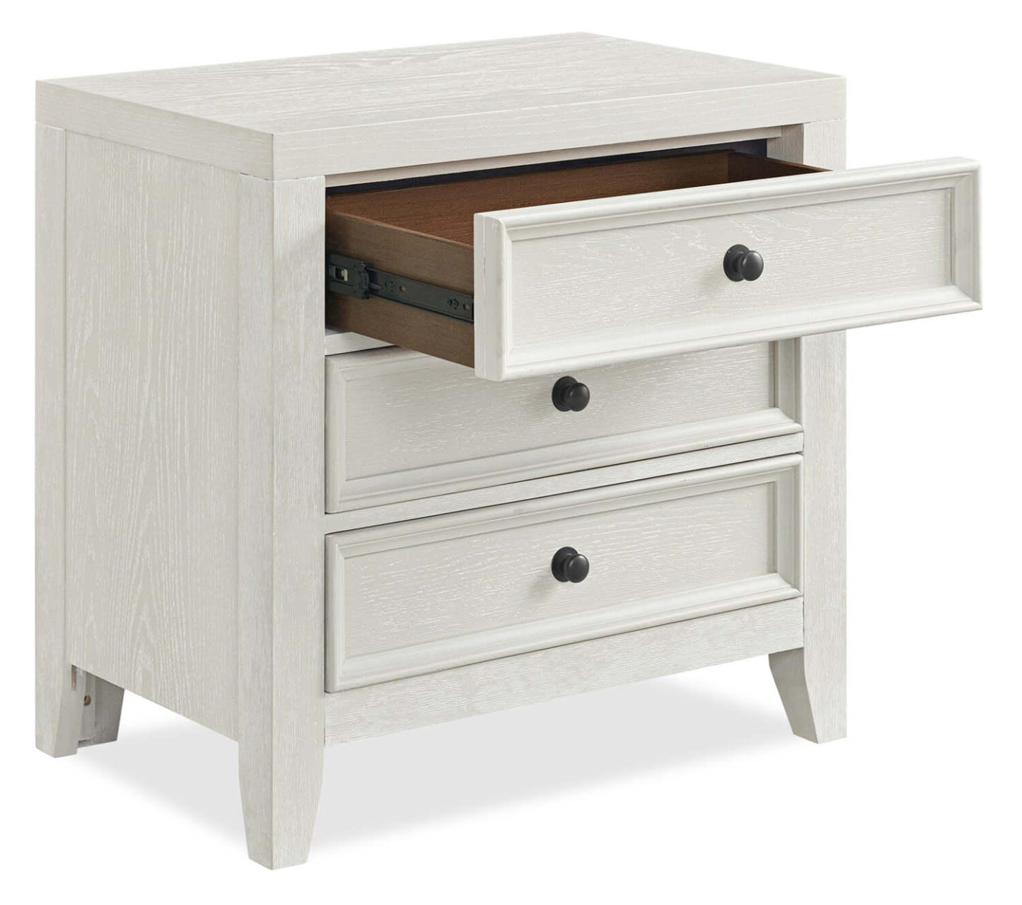 Casa 6pc Bedroom Set with Bed, Dresser, Mirror & Nightstand, White - King Size | Ensemble de chambre à coucher Casa 6 pièces avec lit, commode, miroir et table de nuit, blanc - taille king