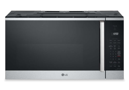 LG 1,8 Cu. Fort. Micro-ondes intelligent à cuisinière avec EasyClean® - MVEM1825X | Quatre à micro-ondes à hotte intégrée intelligente LG de 1,8 pi3 avec EasyCleanMC - MVEM1825X