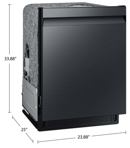 Samsung 24 46 dBA Lave-vaisselle intelligent encastré avec StormWash™ - Noir mat - DW80CG5450MTAA | Lave-vaisselle intelligent encastré Samsung de 24 po et de 46 dBA avec StormWashMC - noir mat - DW80CG5450MTAA