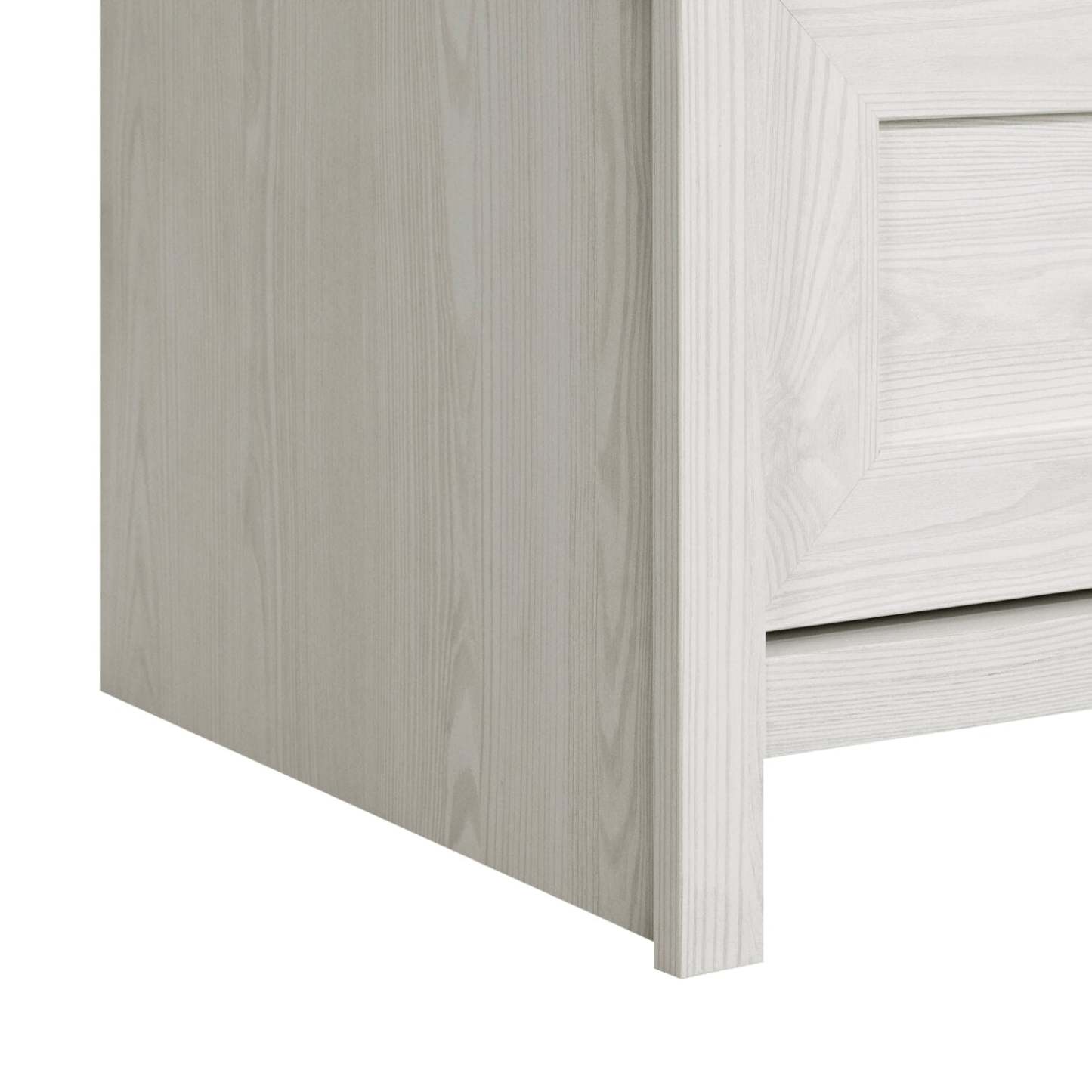 Commode de chambre à coucher Dove, 5 tiroirs, 30,5 L x 49 H, fabriquée au Canada - Blanc | Commode verticale Dove de 30,5 po (L) x 49 po (H) à 5 tiroirs pour la chambre à coucher, fabriquée au Canada - blanche