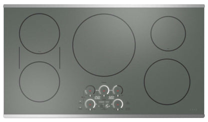 Cafe 36 5-Element Electric Cooktop - Stainless - CHP90362TSS | Surface de cuisson électrique Café de 36 po à 5 éléments - acier inoxydable - CHP90362TSS