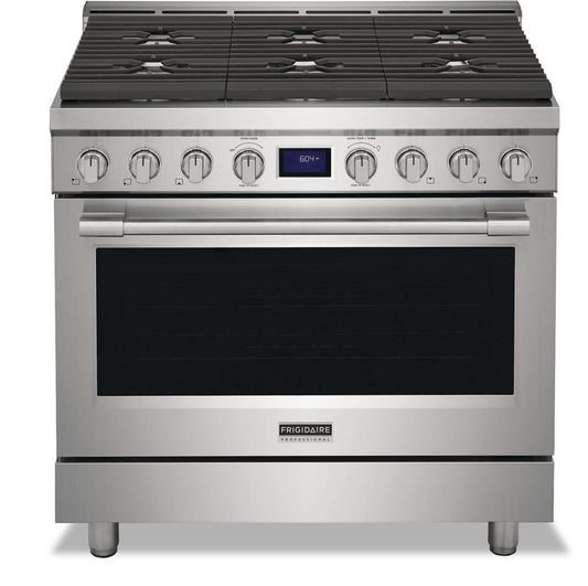 Cuisinière à gaz Frigidaire Professional de 4,4 pi³ à convection véritable avec surface de cuisson à six brûleurs - Smudge-P…