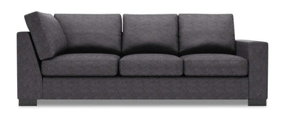 Sofa Lab Track RAF Sofa Return - Charbon de luxe | Sofa de droite pour rallonge Track de la collection Sofa Lab - Charbon de luxe | TR162993