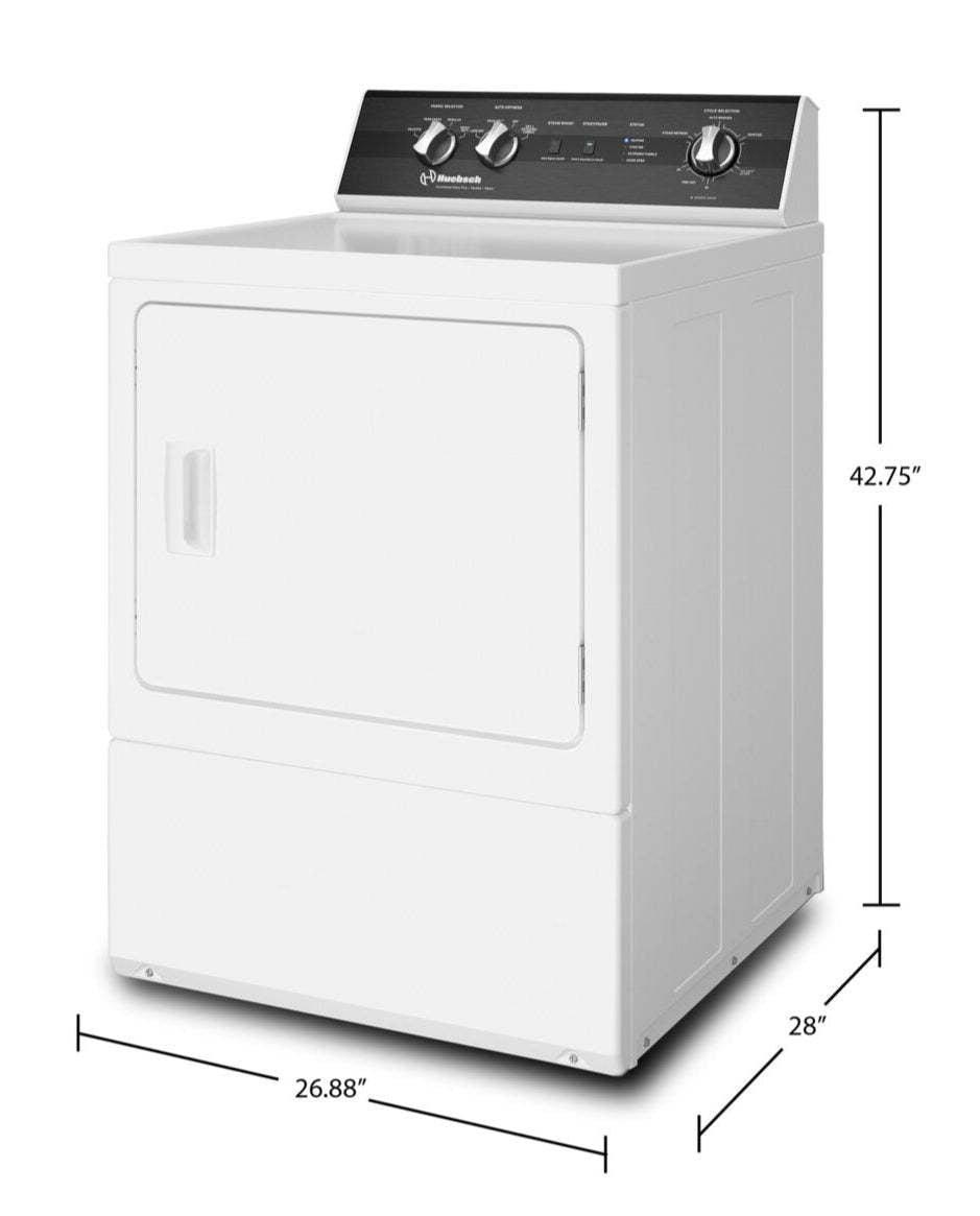 Huebsch 7 Cu. Fort. Sécheuse à gaz avec vapeur - DR5102WG | Sécheuse à gaz Huebsch de 7 pi³ avec vapeur - DR5102WG | DR5102WG