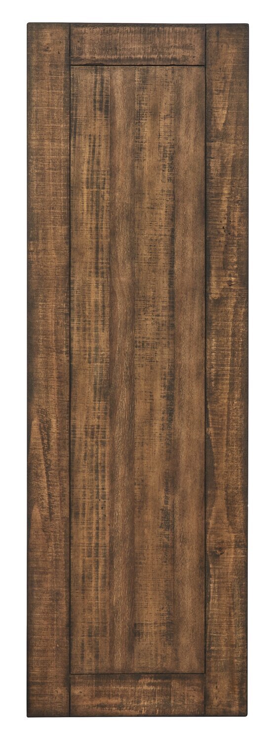 Table de canapé traditionnelle en pin Hanson 50" avec rangement - Muscade grillée | Table de salon traditionnelle Hanson de 50 po en pin - muscade grillée